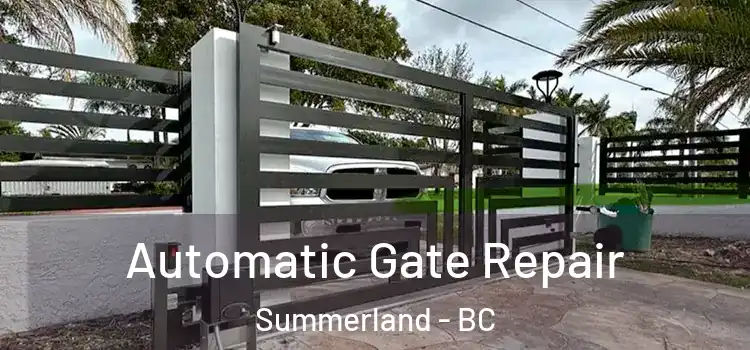 Automatic Gate Repair Summerland - BC