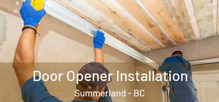 Door Opener Installation Summerland - BC