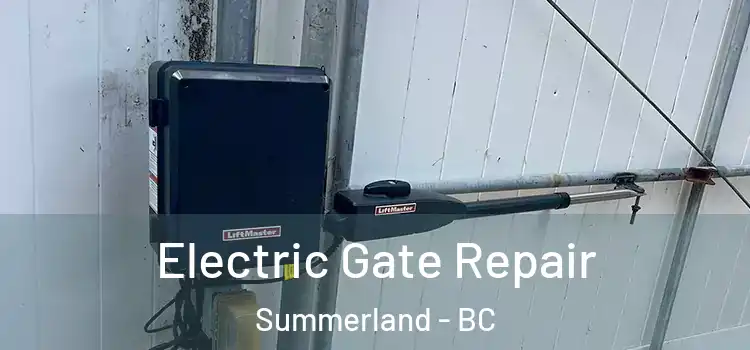 Electric Gate Repair Summerland - BC