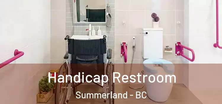 Handicap Restroom Summerland - BC