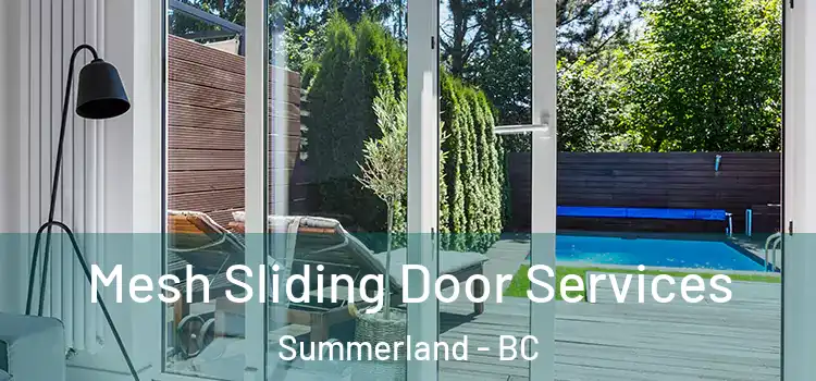 Mesh Sliding Door Services Summerland - BC