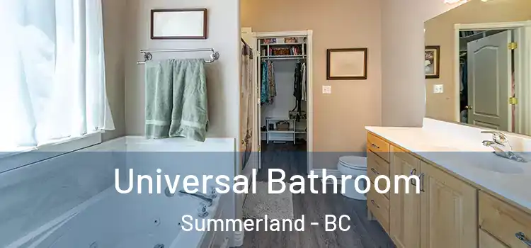 Universal Bathroom Summerland - BC